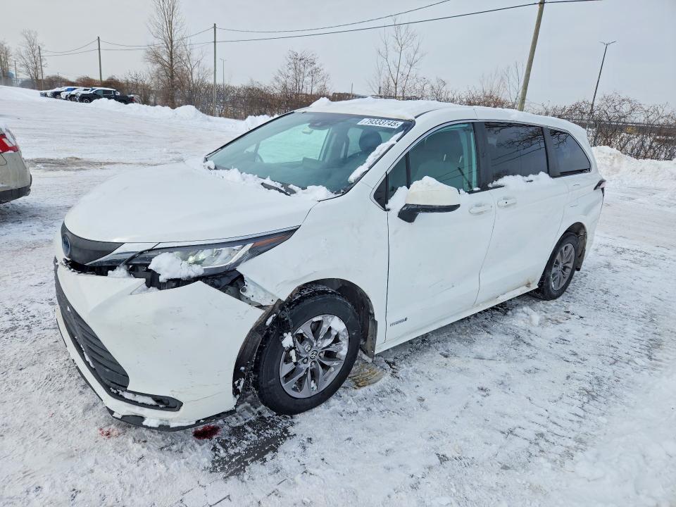 2021 TOYOTA SIENNA — VIN 5TDGSKFC2MS031906