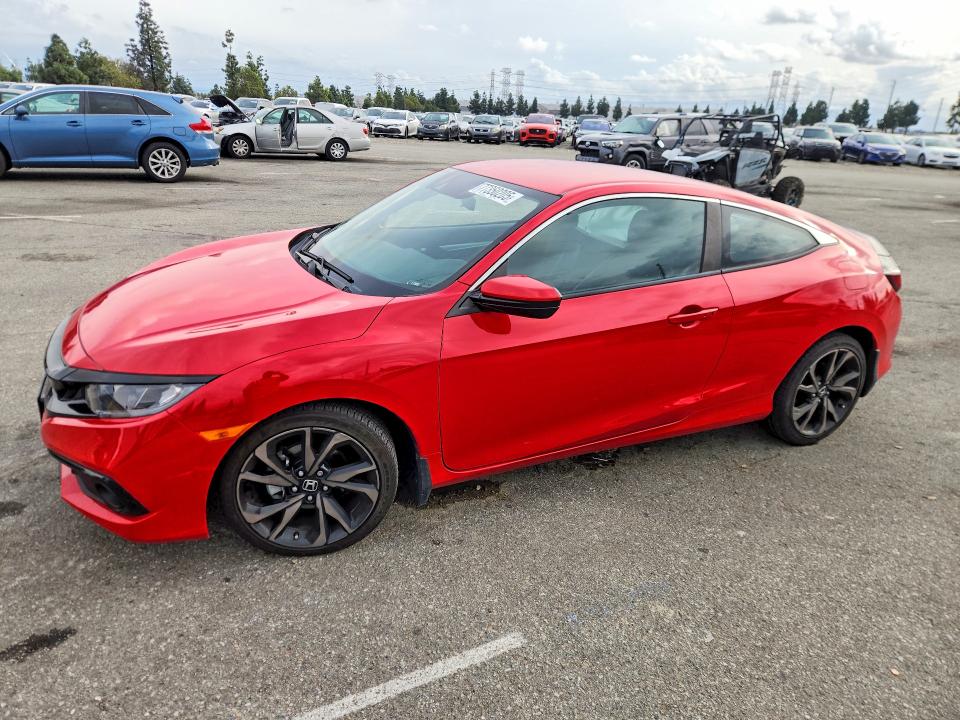 2019 HONDA CIVIC — VIN 2HGFC4B80KH309155