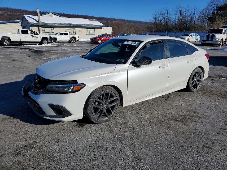 2022 HONDA CIVIC — VIN 2HGFE2F58NH550805