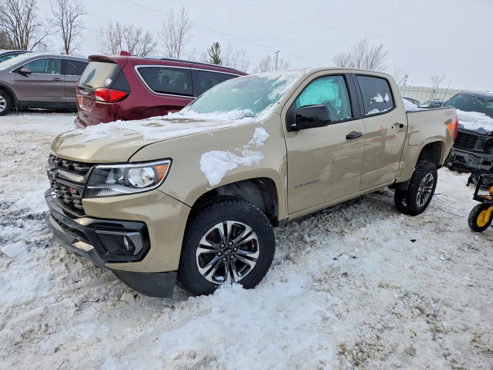 2022 CHEVROLET COLORADO — VIN 1GCGTDENXN1109388