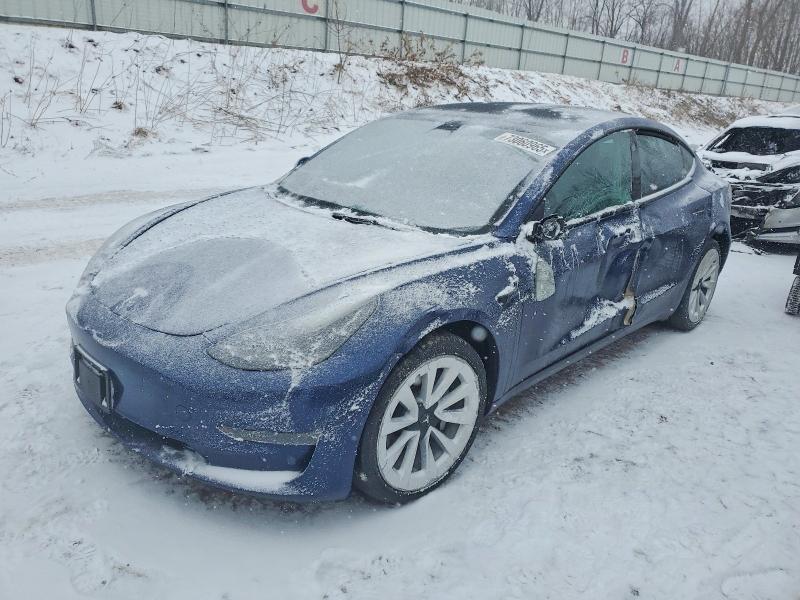 2022 TESLA MODEL 3 — VIN 5YJ3E1EAXNF144055