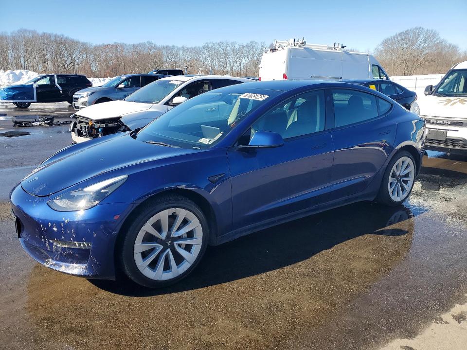 2022 TESLA MODEL 3 — VIN 5YJ3E1EA9NF369888