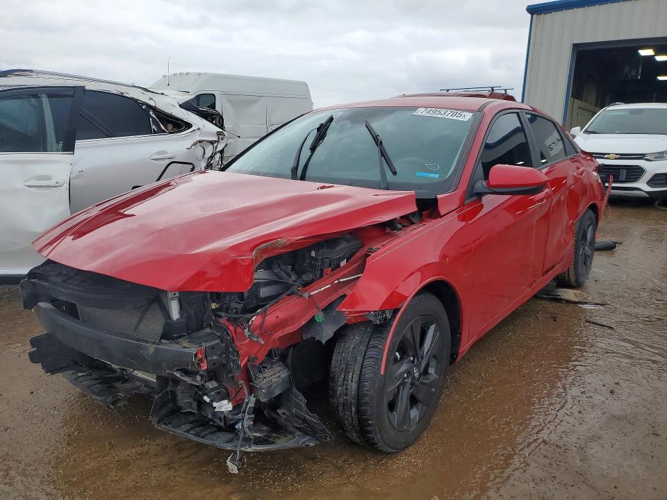 2022 HYUNDAI ELANTRA — VIN 5NPLM4AG6NH072092