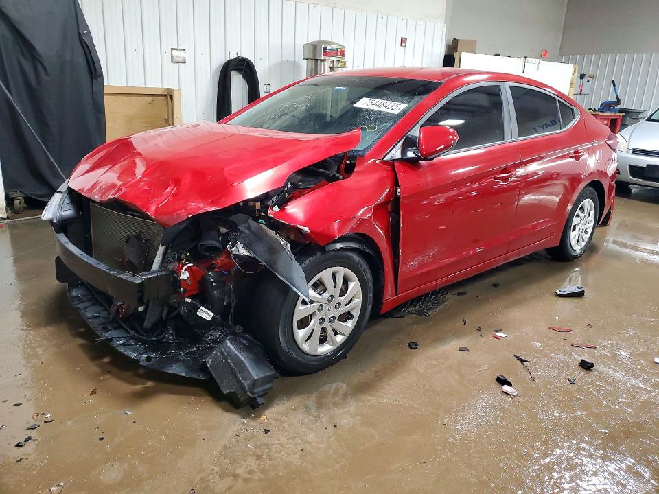 2019 HYUNDAI ELANTRA — VIN 5NPD74LF0KH442660