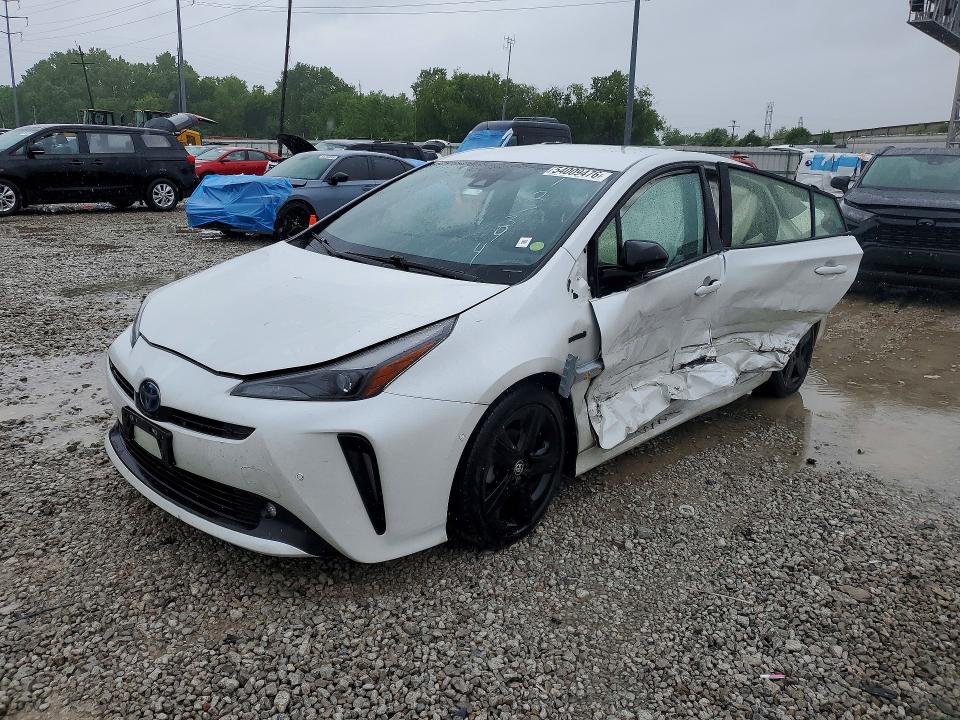 2021 TOYOTA PRIUS — VIN JTDKAMFU6M3127394