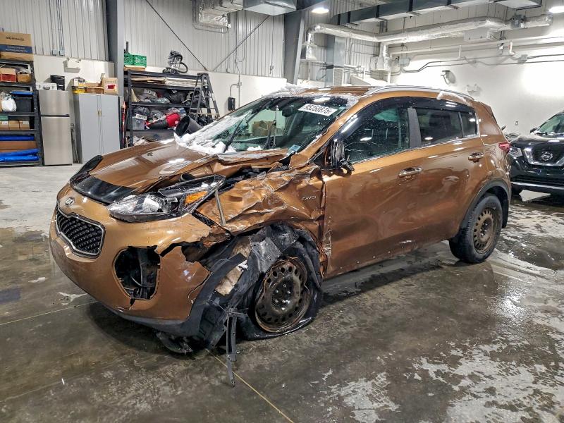 2018 KIA SPORTAGE E — VIN KNDPNCAC7J7389870