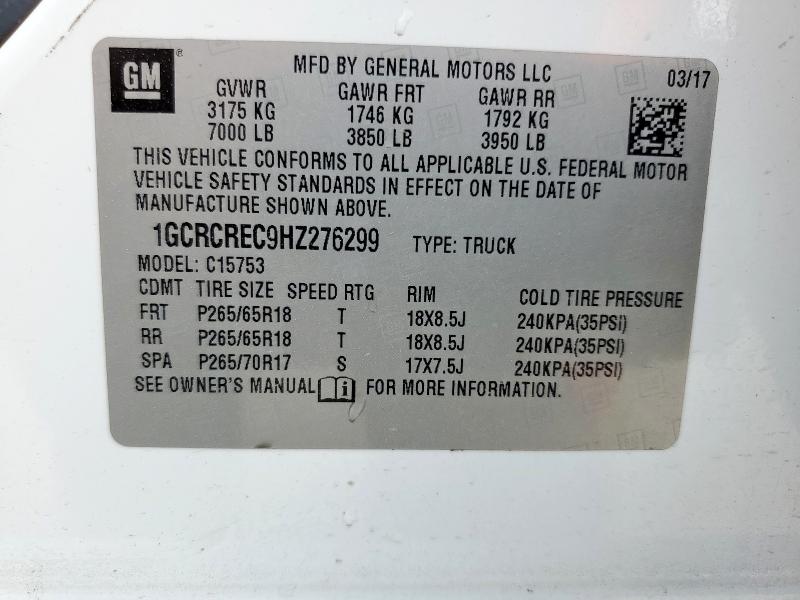 1GCRCREC9HZ276299