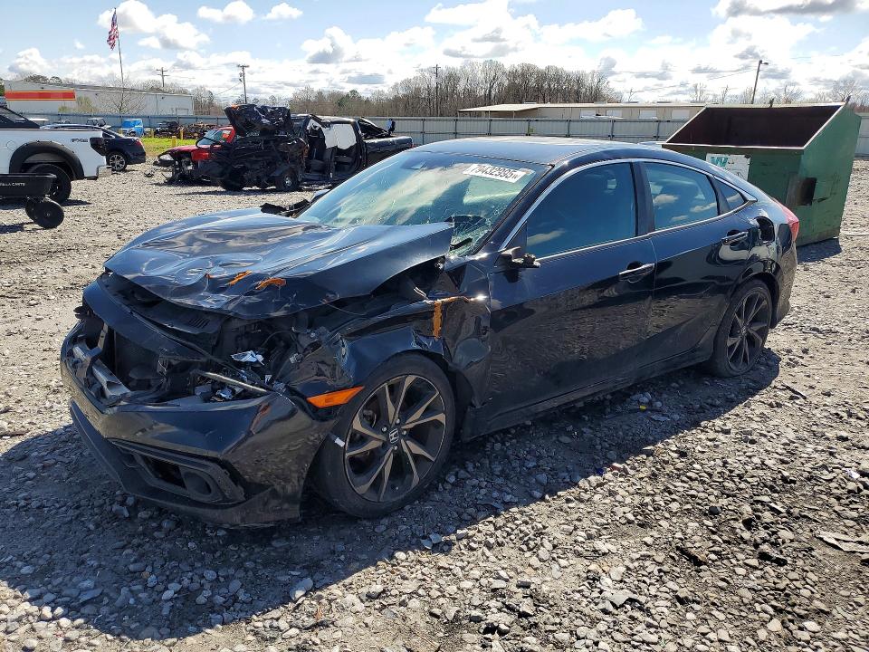 2019 HONDA CIVIC — VIN 19XFC2F88KE041125