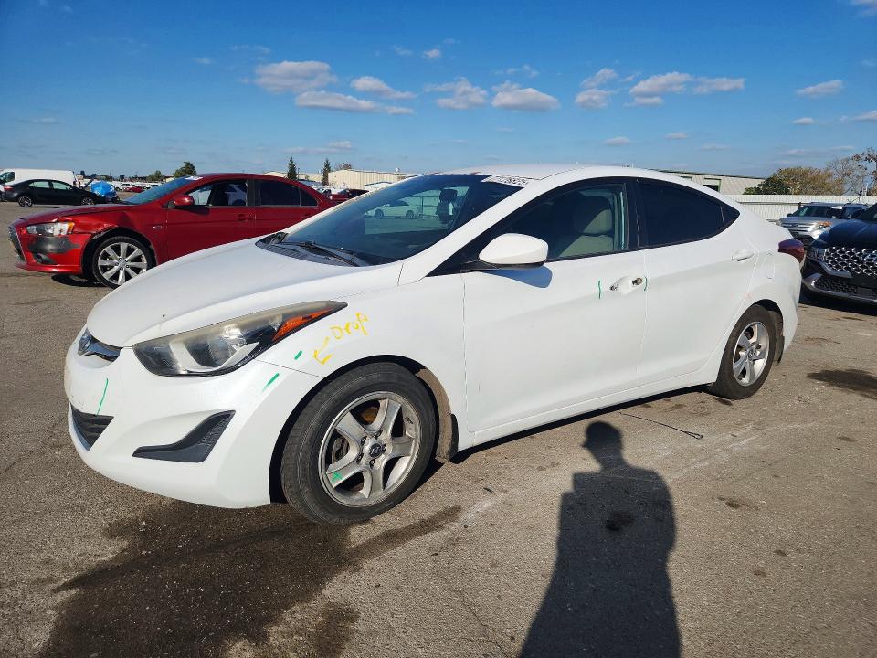2015 HYUNDAI ELANTRA — VIN 5NPDH4AEXFH602427