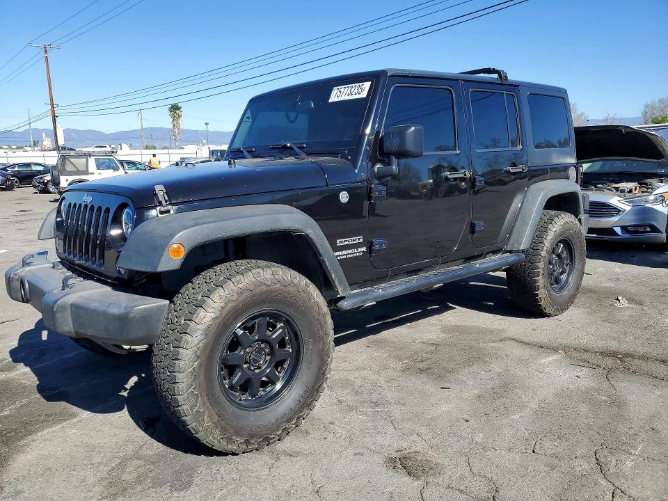 2016 JEEP WRANGLER UNLIMITED — VIN 1C4BJWDG4GL222968