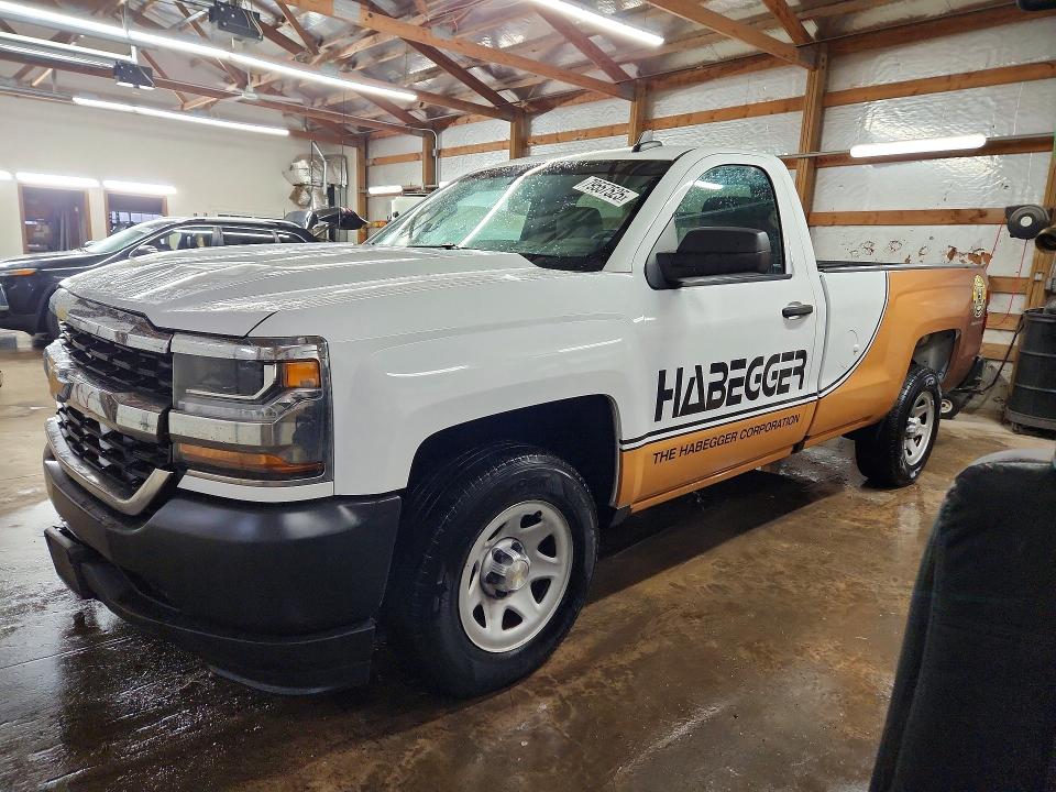 2016 CHEVROLET SILVERADO — VIN 1GCNCNEH9GZ416725