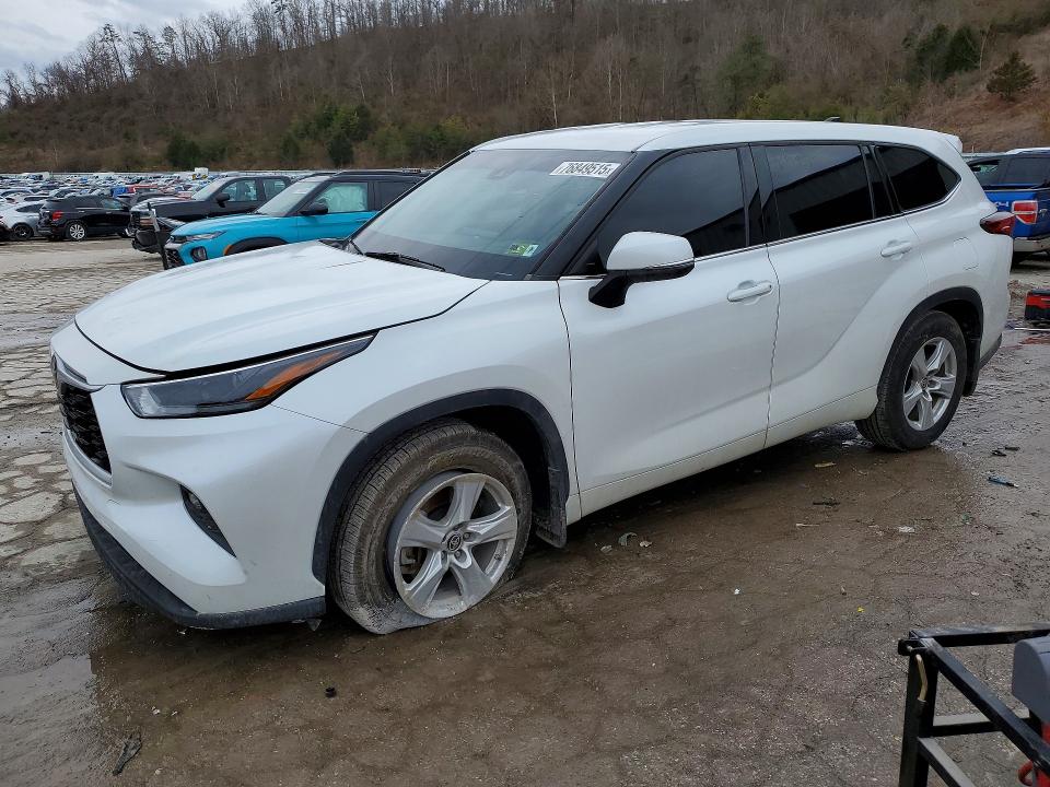 2022 TOYOTA HIGHLANDER — VIN 5TDBZRBH1NS582829