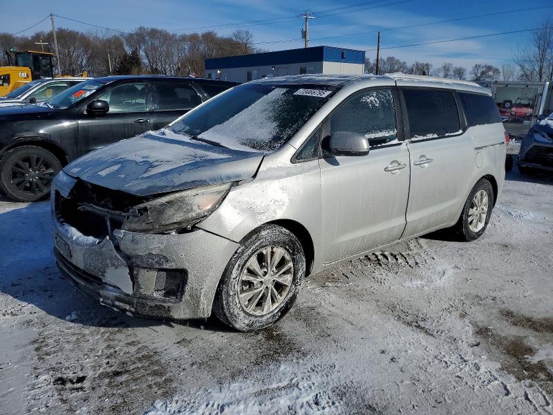 2015 KIA SEDONA LX — VIN KNDMB5C12F6053902