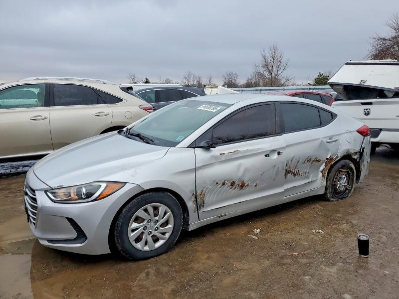 2017 HYUNDAI ELANTRA SE — VIN 5NPD74LFXHH124795