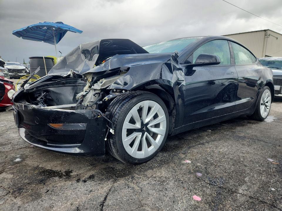 2022 TESLA MODEL 3 — VIN 5YJ3E1EA6NF288069