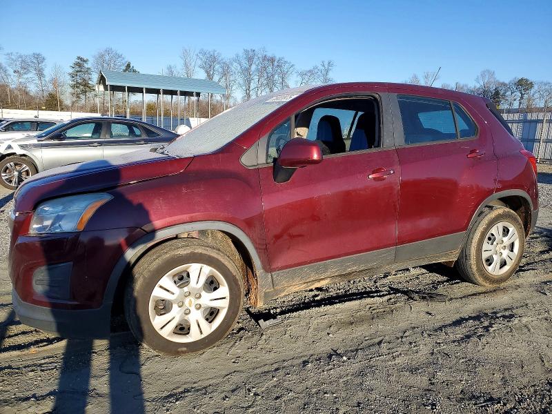 2016 CHEVROLET TRAX — VIN 3GNCJKSB2GL134050
