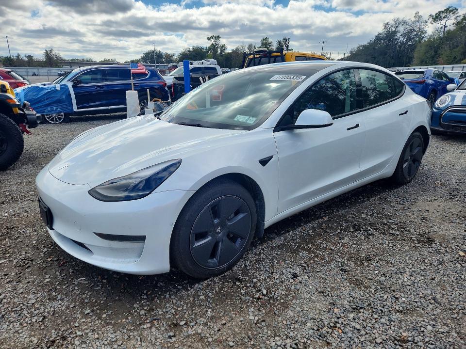 2022 TESLA MODEL 3 — VIN 5YJ3E1EA1NF151766