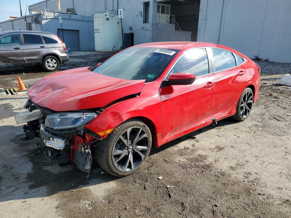 2019 HONDA CIVIC — VIN 2HGFC2F88KH552047