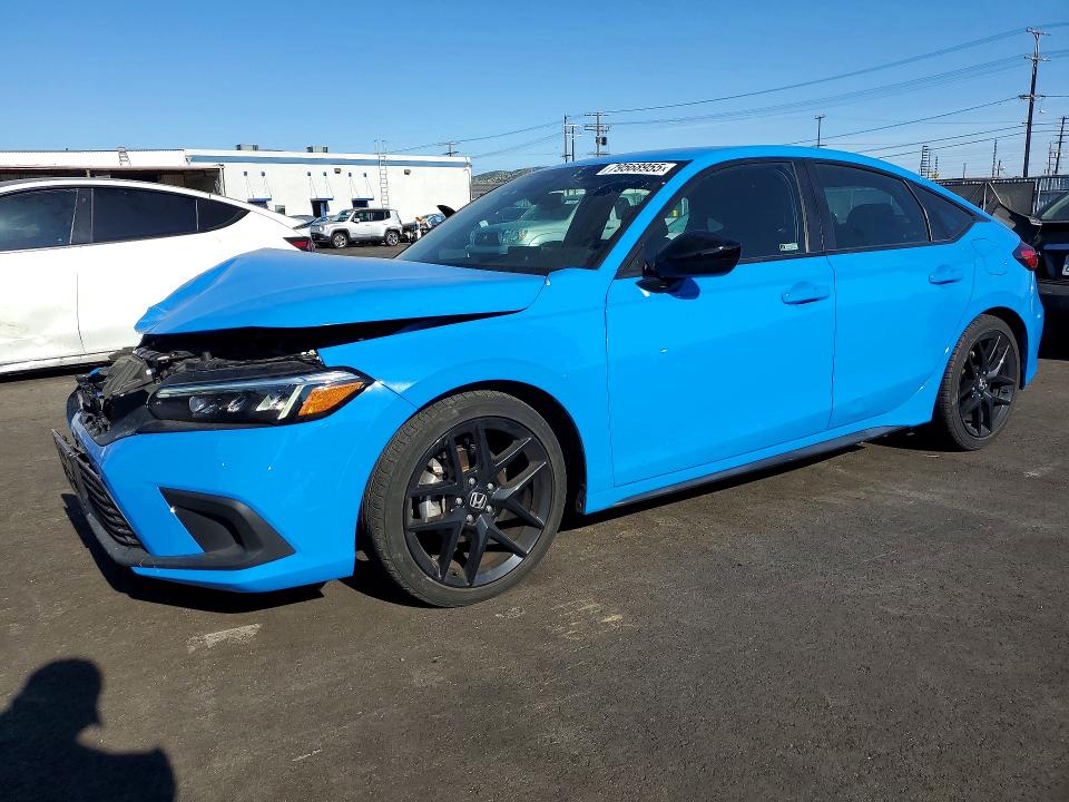 2022 HONDA CIVIC — VIN 19XFL2H85NE015065