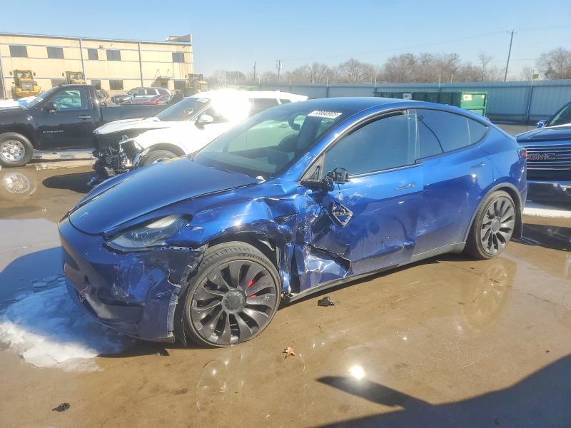 2021 TESLA MODEL Y — VIN 5YJYGDEF1MF211590