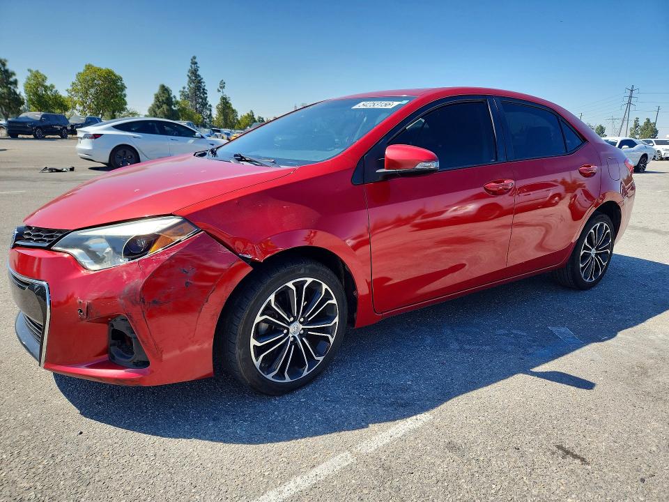 2016 TOYOTA COROLLA — VIN 5YFBURHE8GP545462