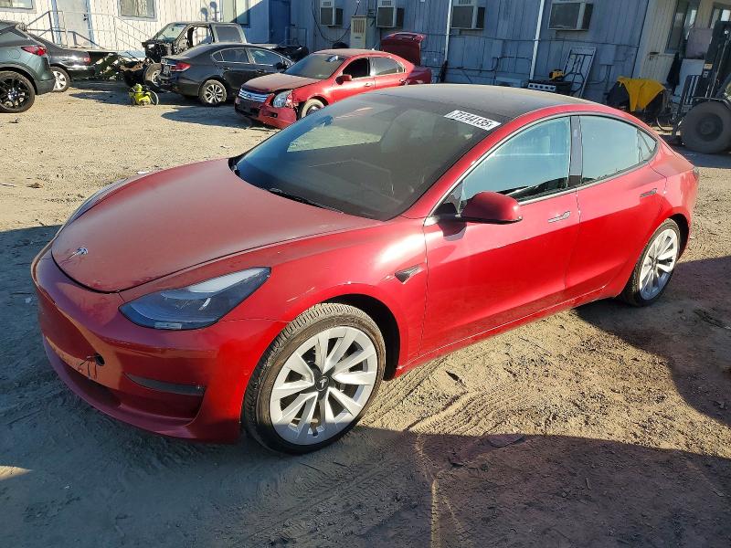 2022 TESLA MODEL 3 — VIN 5YJ3E1EB0NF288643