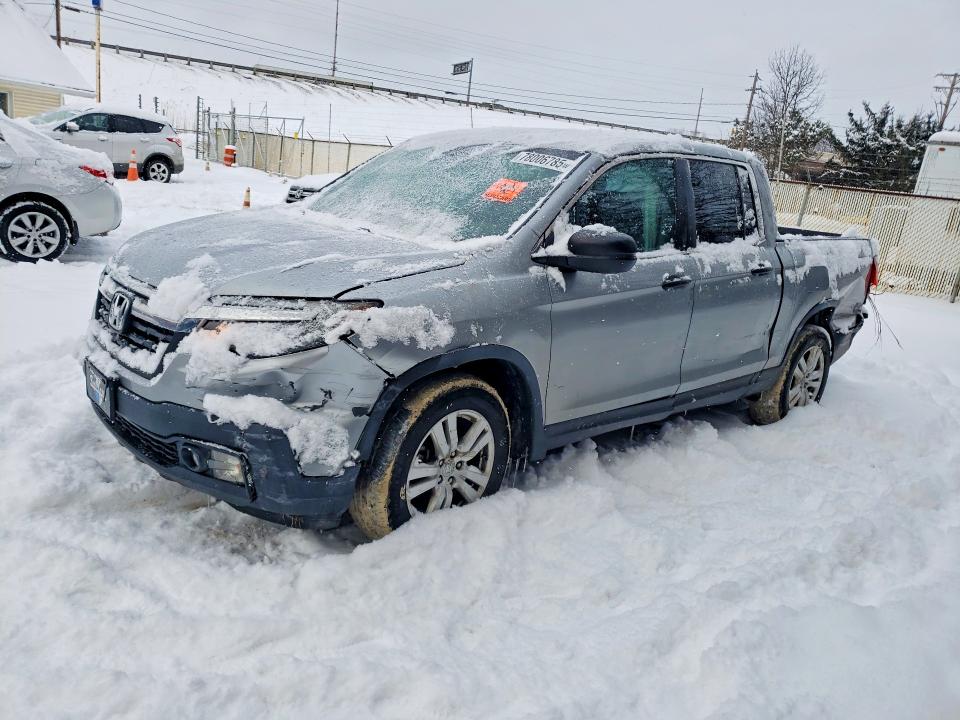 2017 HONDA RIDGELINE — VIN 5FPYK3F22HB026918