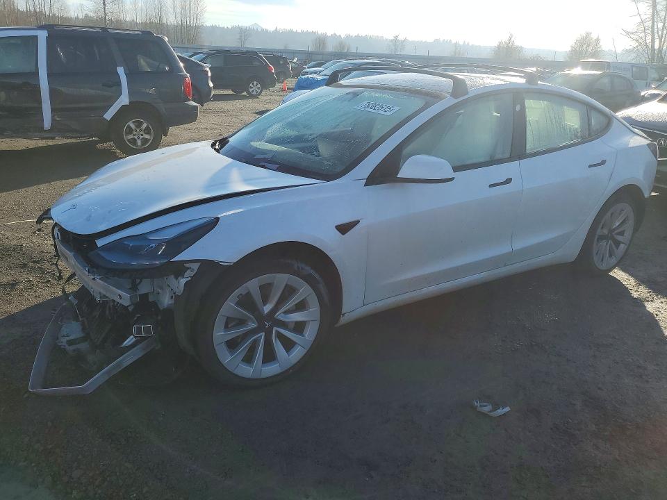 2022 TESLA MODEL 3 — VIN 5YJ3E1EB3NF356465