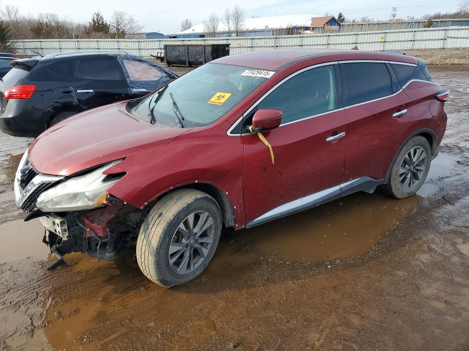 2016 NISSAN MURANO — VIN 5N1AZ2MH9GN113802