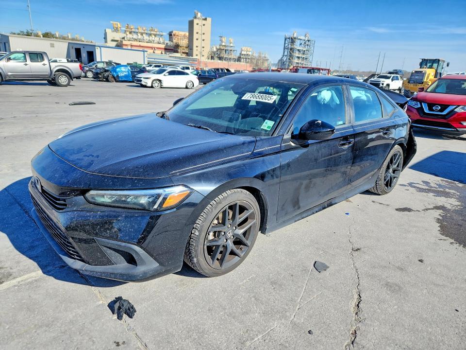 2022 HONDA CIVIC — VIN 2HGFE2F52NH562741