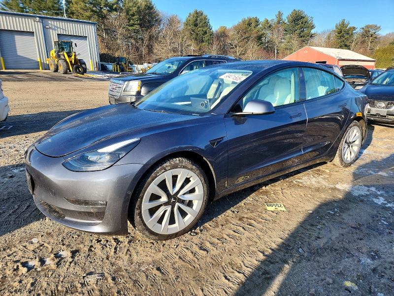 2022 TESLA MODEL 3 — VIN 5YJ3E1EB0NF340692