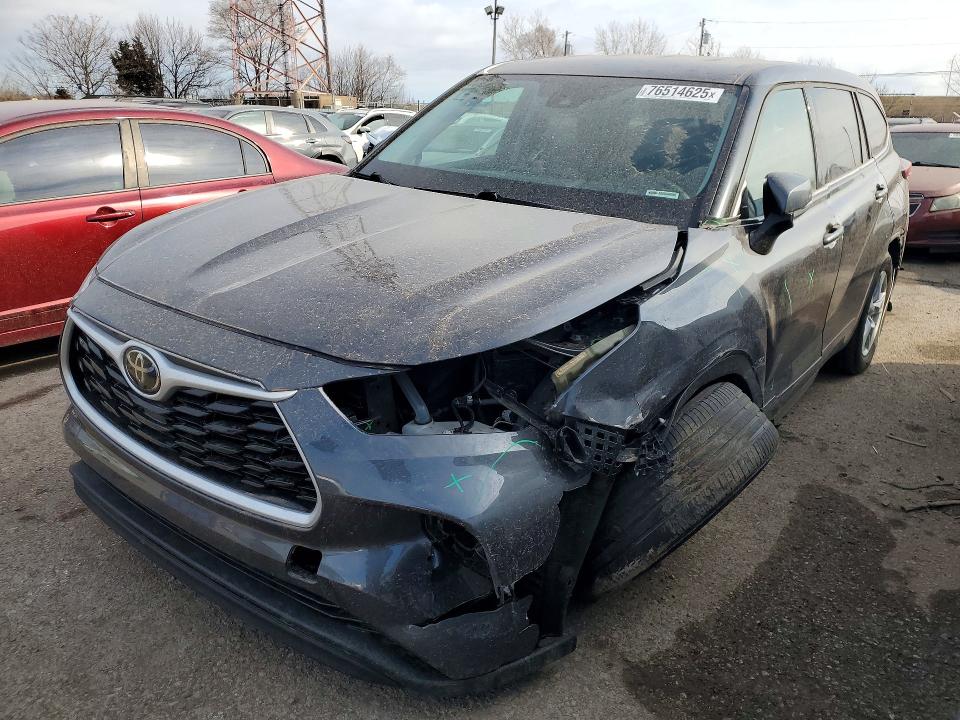 2021 TOYOTA HIGHLANDER — VIN 5TDBZRBH9MS524904