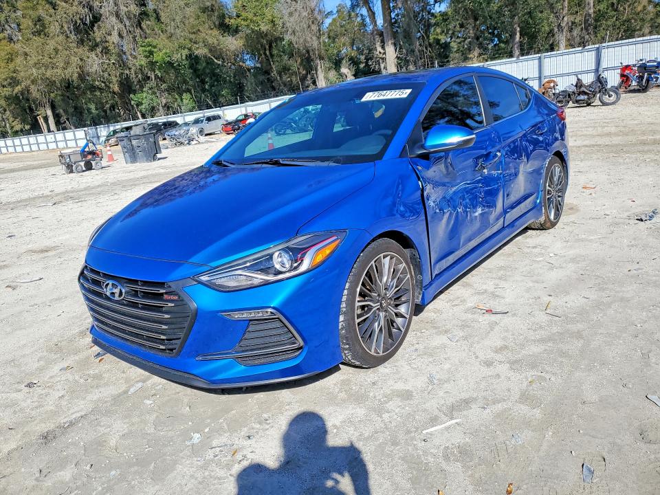 2018 HYUNDAI ELANTRA — VIN KMHD04LB2JU553907