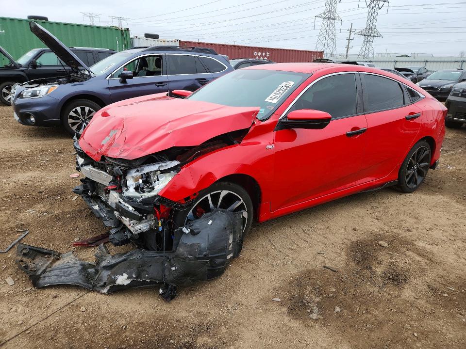 2019 HONDA CIVIC — VIN 2HGFC2F81KH525658