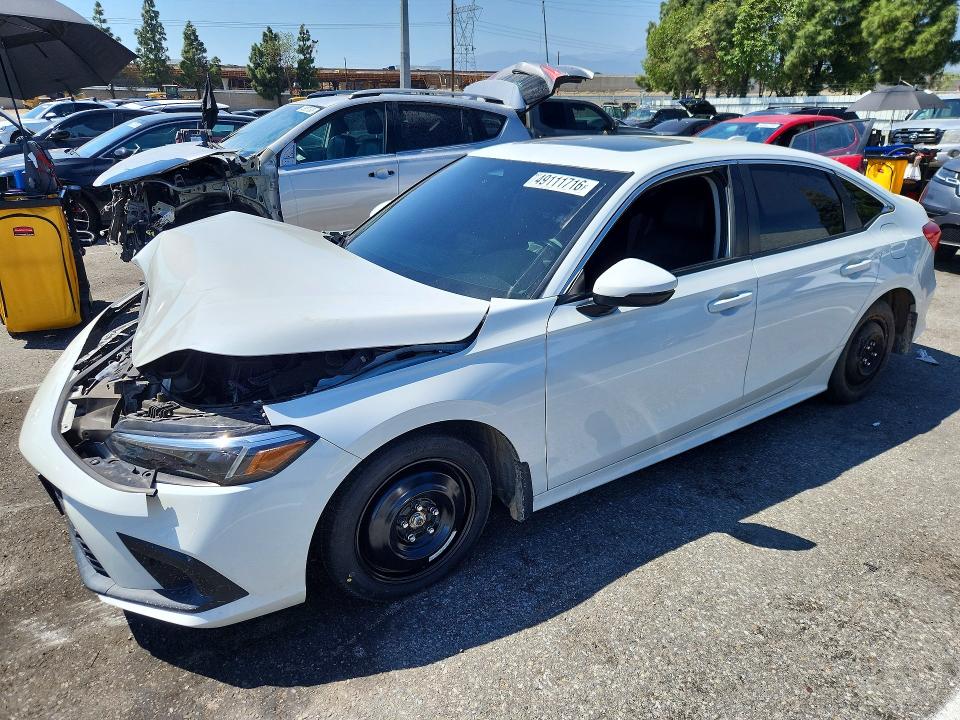 2022 HONDA CIVIC — VIN 2HGFE1F92NH315460