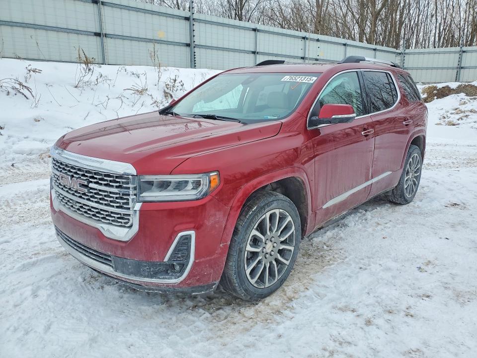 2021 GMC ACADIA — VIN 1GKKNXLS2MZ107833