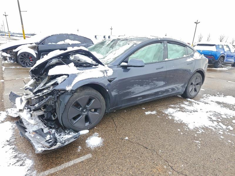 2021 TESLA MODEL 3 — VIN 5YJ3E1EB6MF993106