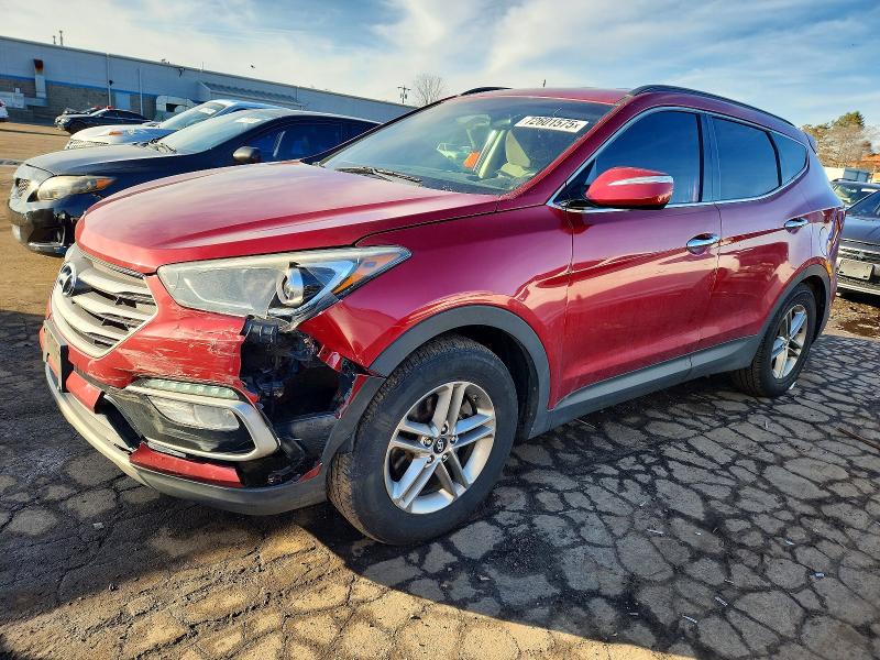2018 HYUNDAI SANTA FE S — VIN 5XYZUDLB8JG504274
