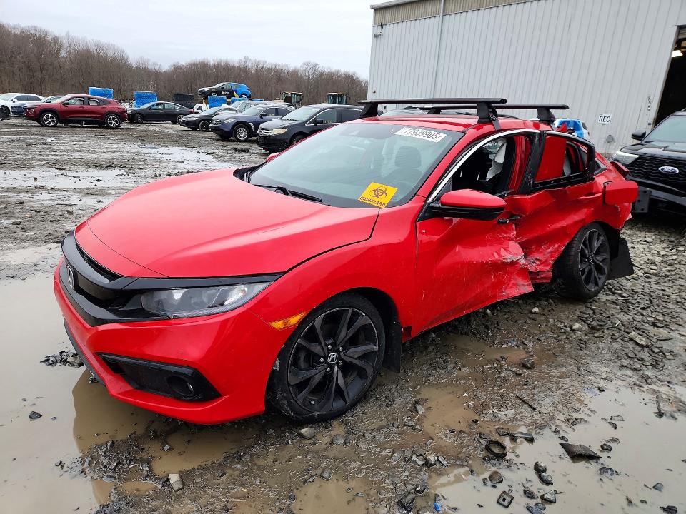 2019 HONDA CIVIC — VIN 2HGFC2F84KH503833