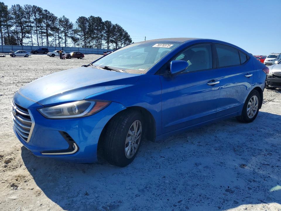 2017 HYUNDAI ELANTRA — VIN KMHD74LF9HU082704