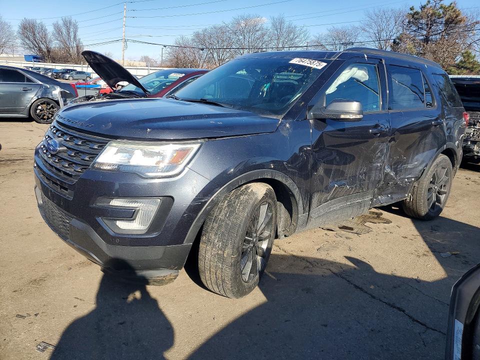 2017 FORD EXPLORER — VIN 1FM5K7D84HGB77934