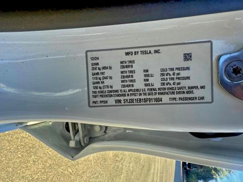 5YJ3E1EB1SF911604