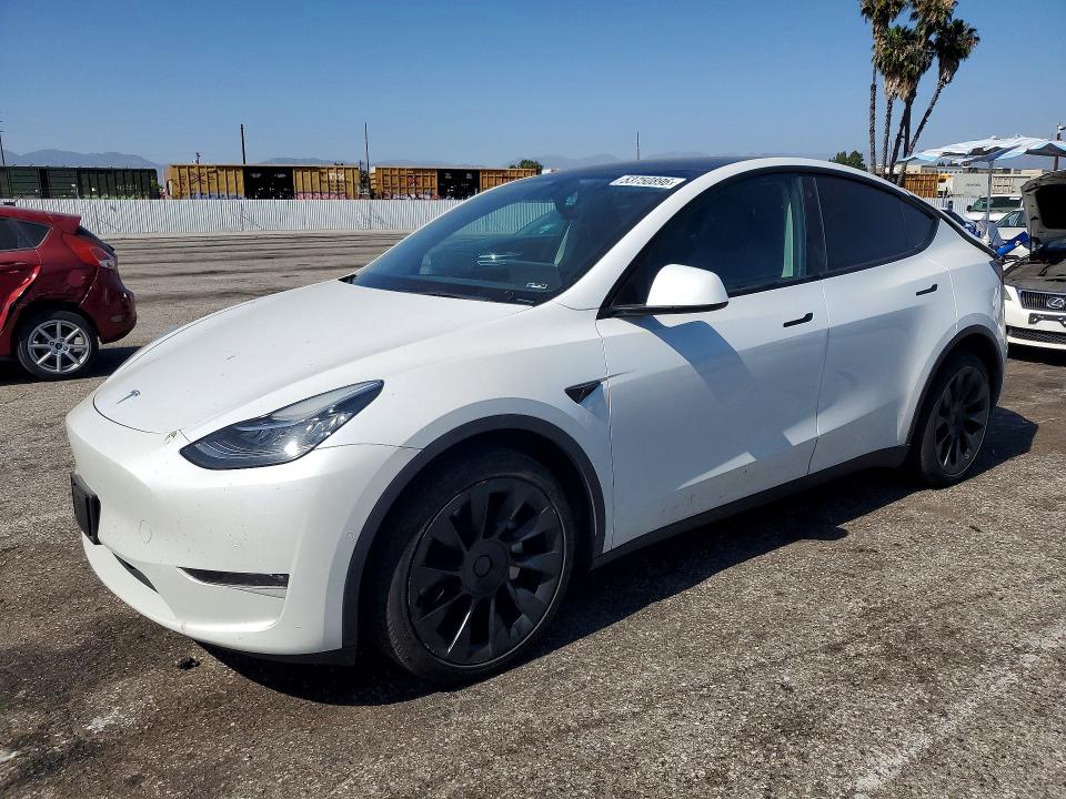 2022 TESLA MODEL Y — VIN 7SAYGDEE9NF458206