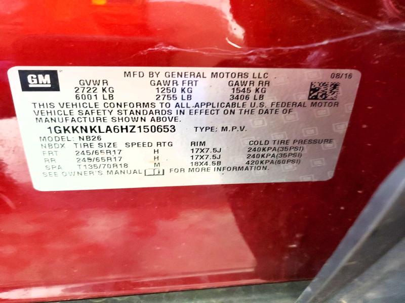 1GKKNKLA6HZ150653