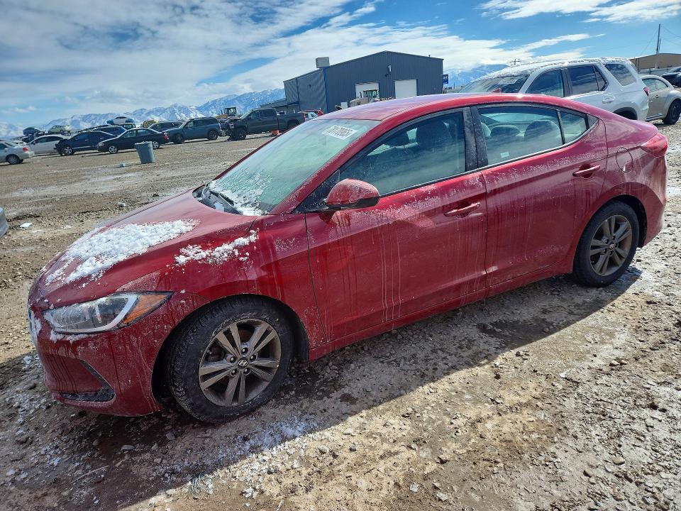 2018 HYUNDAI ELANTRA — VIN 5NPD84LF8JH231654