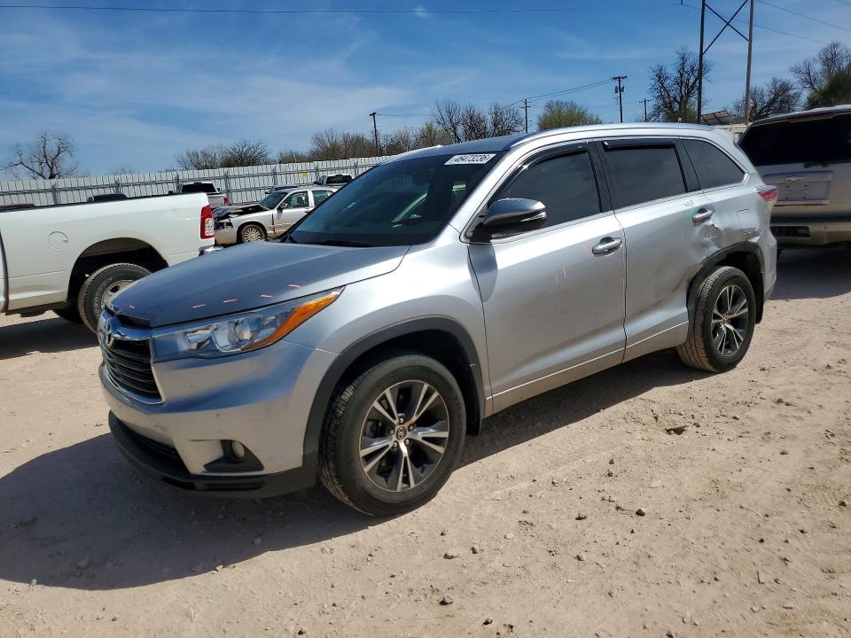 2016 TOYOTA HIGHLANDER — VIN 5TDKKRFH8GS144519