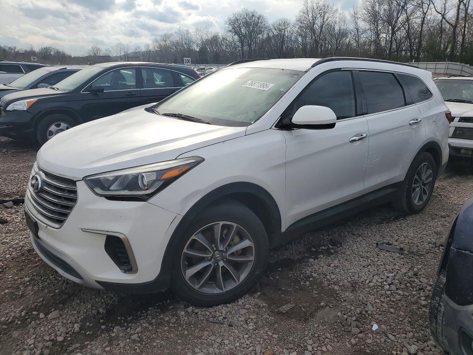 2017 HYUNDAI SANTA FE — VIN KM8SM4HFXHU182660