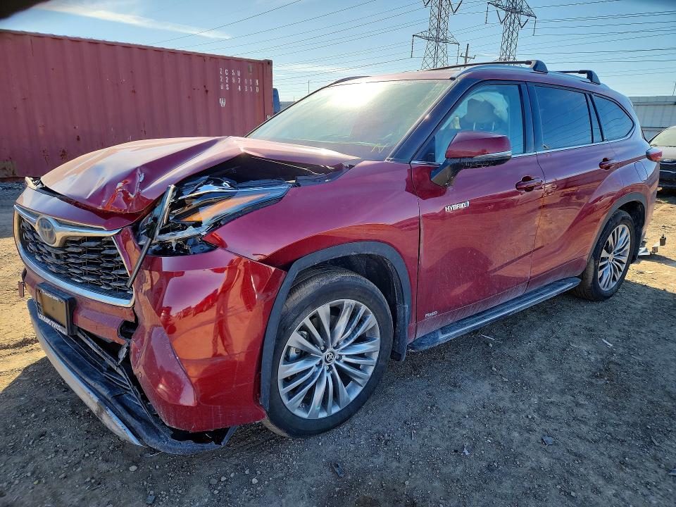2021 TOYOTA HIGHLANDER HYBRID — VIN 5TDEBRCH7MS020478