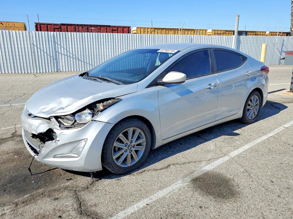 2016 HYUNDAI ELANTRA — VIN 5NPDH4AE0GH697758