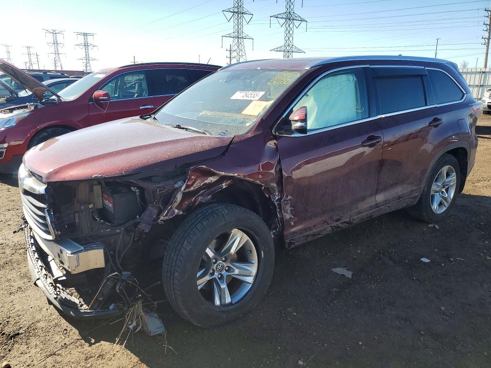 2016 TOYOTA HIGHLANDER — VIN 5TDDKRFH7GS316600
